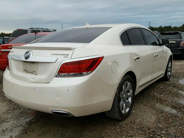 1G4GE5ED3BF326590 - 2011 BUICK LACROSSE C WHITE photo 4