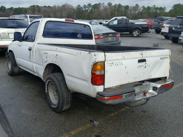 4TANL42N4XZ472068 - 1999 TOYOTA TACOMA WHITE photo 3