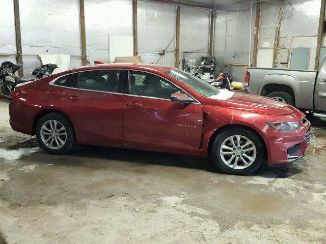 1G1ZE5ST4GF176675 - 2016 CHEVROLET MALIBU LT RED photo 9