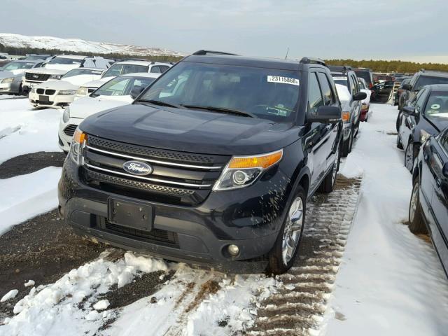 1FMHK8F85BGA20811 - 2011 FORD EXPLORER L BLACK photo 2