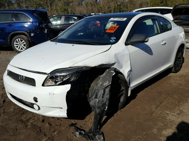 JTKDE177750040085 - 2005 TOYOTA SCION TC WHITE photo 2