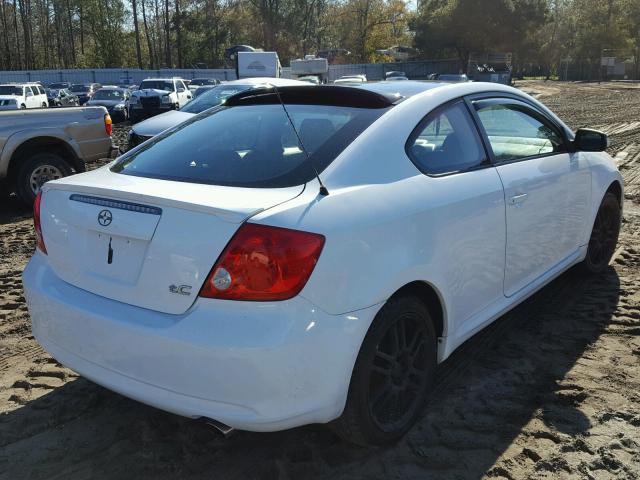 JTKDE177750040085 - 2005 TOYOTA SCION TC WHITE photo 4