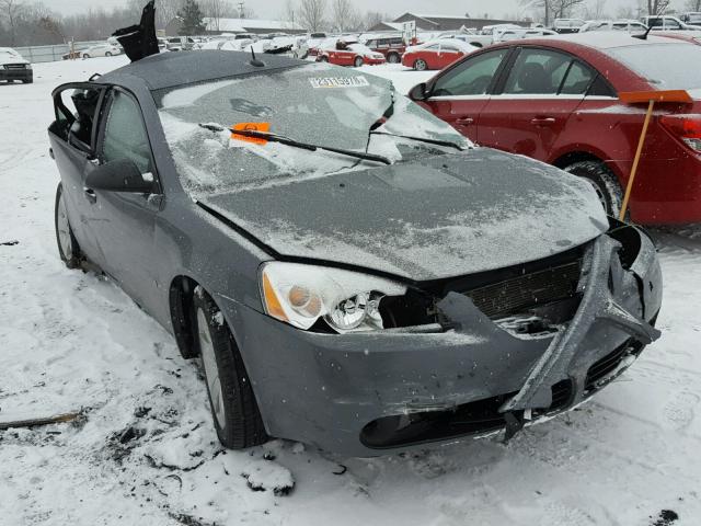 1G2ZG57B284245026 - 2008 PONTIAC G6 BASE GRAY photo 1