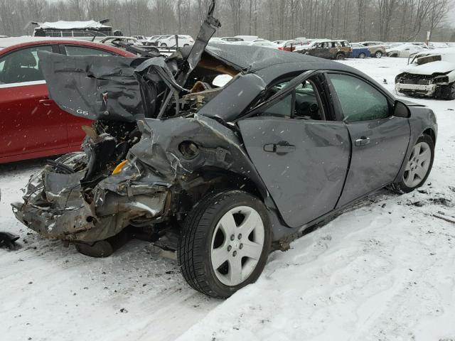 1G2ZG57B284245026 - 2008 PONTIAC G6 BASE GRAY photo 4