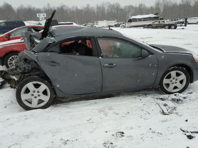 1G2ZG57B284245026 - 2008 PONTIAC G6 BASE GRAY photo 9