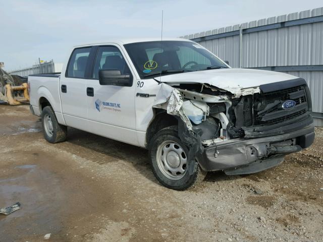 1FTEW1CM5DFB81611 - 2013 FORD F150 SUPER WHITE photo 1