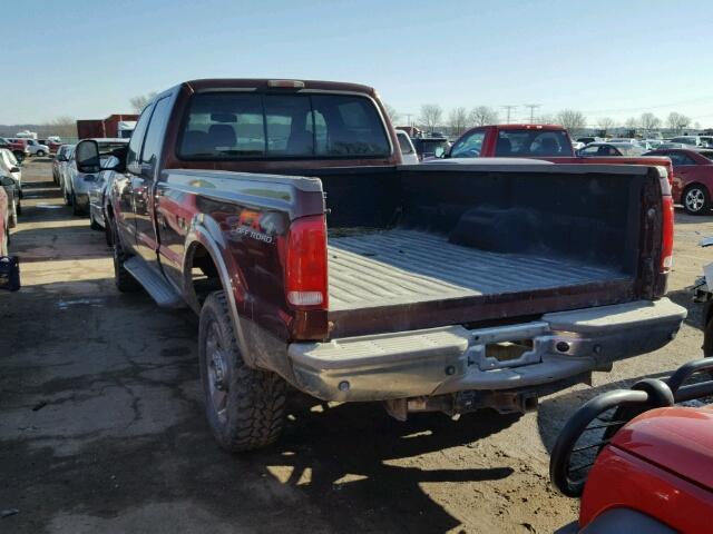 1FTWW31P67EB29654 - 2007 FORD F350 SRW S BROWN photo 3