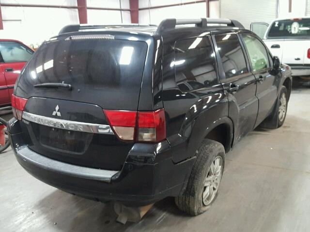 4A4JM2AS5AE001081 - 2010 MITSUBISHI ENDEAVOR BLACK photo 4