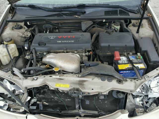 4T1BE32K34U887453 - 2004 TOYOTA CAMRY LE GOLD photo 7