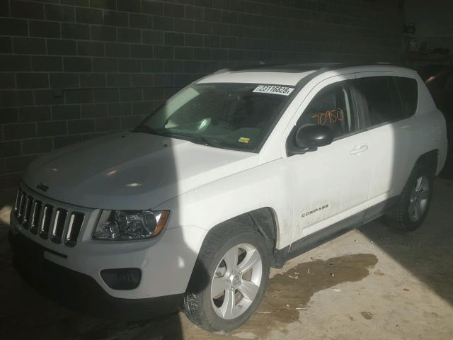 1J4NT1FA9BD170964 - 2011 JEEP COMPASS SP WHITE photo 2