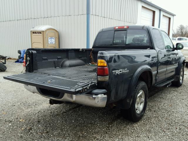 5TBBT4815YS047501 - 2000 TOYOTA TUNDRA ACC BLACK photo 4