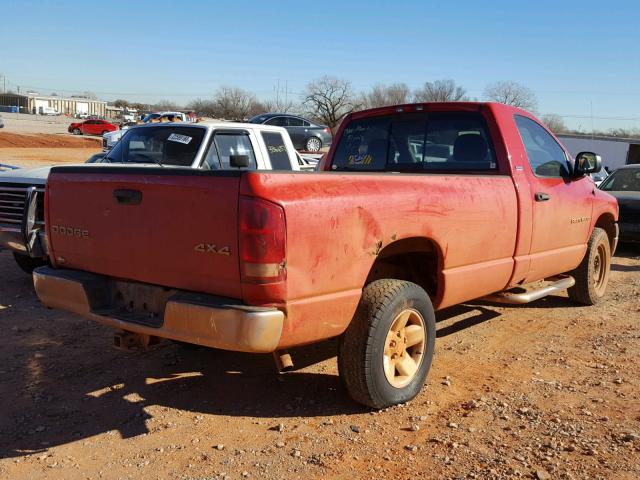 1D7HU16N02J149138 - 2002 DODGE RAM 1500 RED photo 4