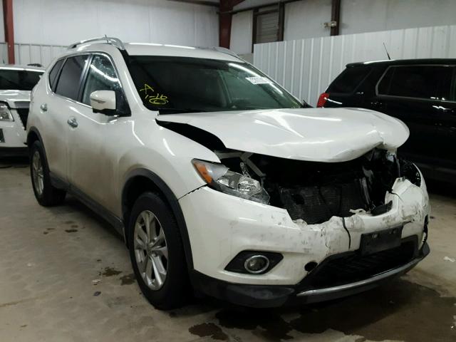 5N1AT2ML4EC801415 - 2014 NISSAN ROGUE S WHITE photo 1