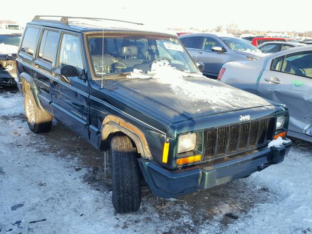 1J4FF78S7XL577957 - 1999 JEEP CHEROKEE L GREEN photo 1