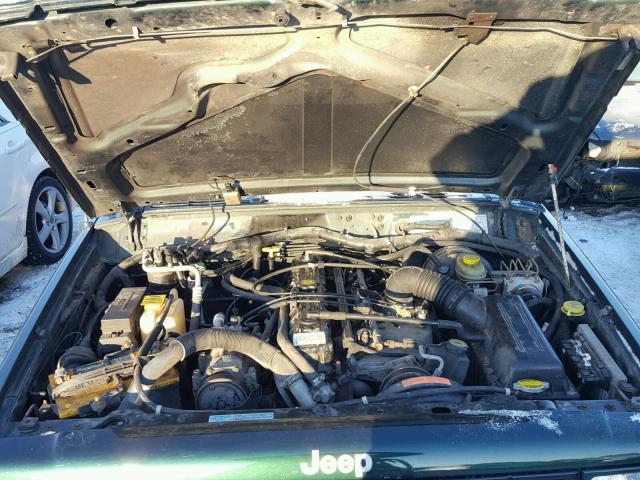 1J4FF78S7XL577957 - 1999 JEEP CHEROKEE L GREEN photo 7