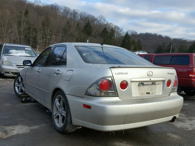 JTHBD182810009425 - 2001 LEXUS IS 300 GRAY photo 3