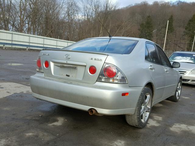 JTHBD182810009425 - 2001 LEXUS IS 300 GRAY photo 4