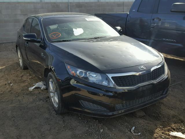 KNAGM4A76B5074340 - 2011 KIA OPTIMA LX BLACK photo 1