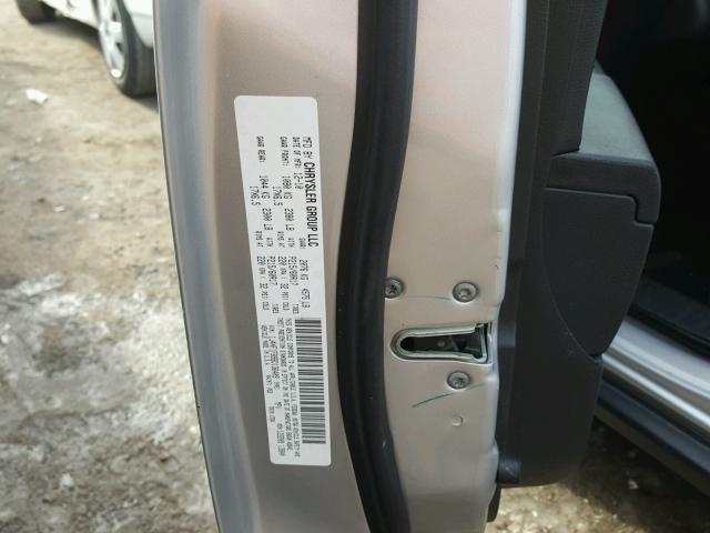 1J4NF1FB9BD136409 - 2011 JEEP COMPASS SP SILVER photo 10