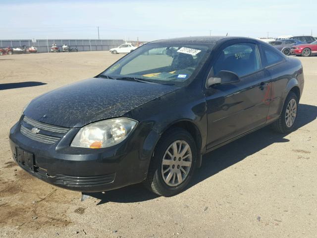 1G1AD1F57A7181407 - 2010 CHEVROLET COBALT 1LT BLACK photo 2