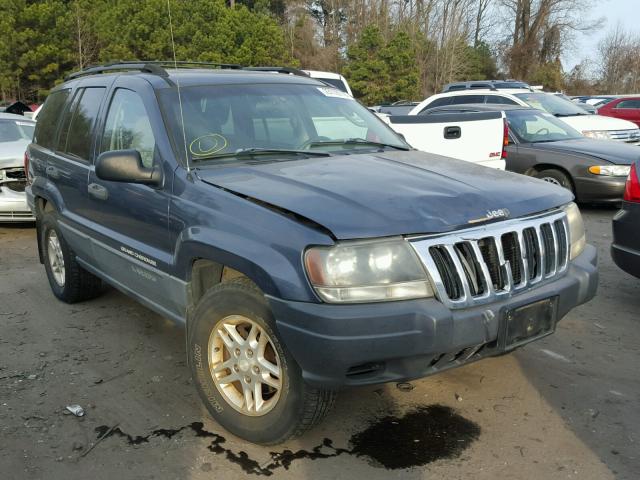 1J4GX48S93C536952 - 2003 JEEP GRAND CHER BLUE photo 1