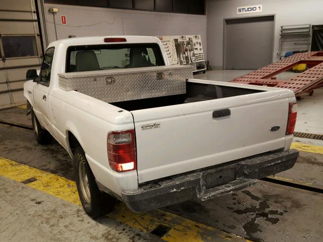 1FTYR10DX5PA35502 - 2005 FORD RANGER WHITE photo 3