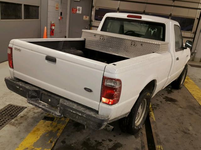 1FTYR10DX5PA35502 - 2005 FORD RANGER WHITE photo 4