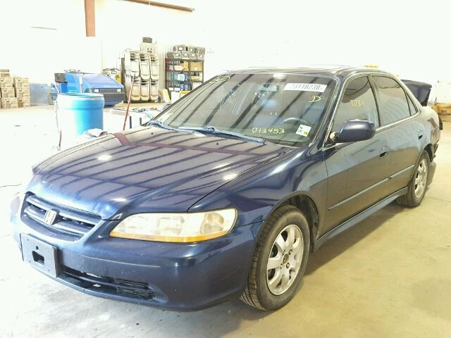 JHMCG56611C013453 - 2001 HONDA ACCORD EX BLUE photo 2