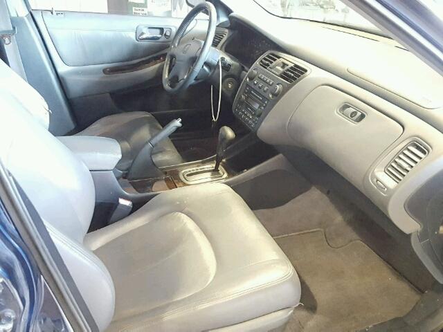 JHMCG56611C013453 - 2001 HONDA ACCORD EX BLUE photo 5