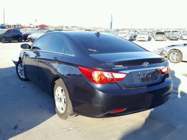 5NPEB4AC6DH577088 - 2013 HYUNDAI SONATA GLS CHARCOAL photo 3