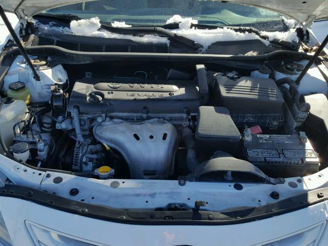 4T1BE46K99U901332 - 2009 TOYOTA CAMRY BASE WHITE photo 7