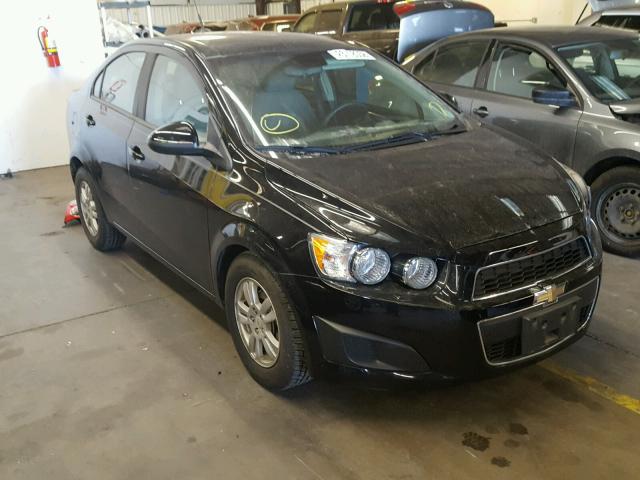 1G1JA5SH1C4110224 - 2012 CHEVROLET SONIC LS შავი ფოტო 1