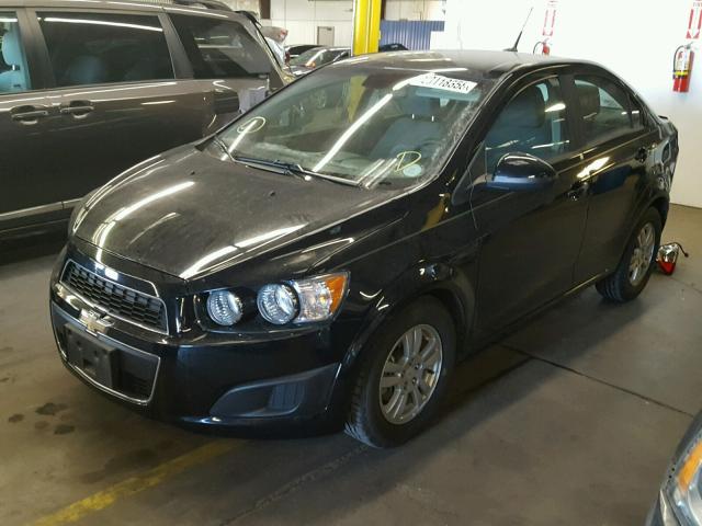 1G1JA5SH1C4110224 - 2012 CHEVROLET SONIC LS BLACK photo 2