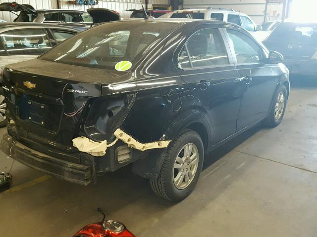 1G1JA5SH1C4110224 - 2012 CHEVROLET SONIC LS შავი ფოტო 4