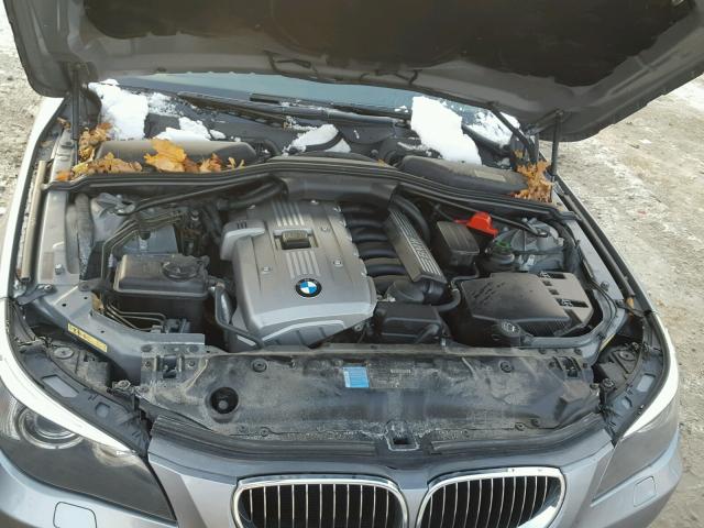 WBANF73557CU23019 - 2007 BMW 530 XI BLUE photo 7