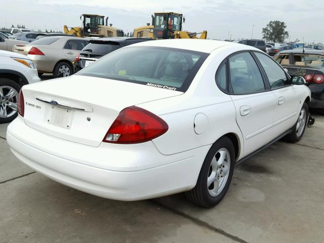 1FAFP55292G245165 - 2002 FORD TAURUS SES WHITE photo 4