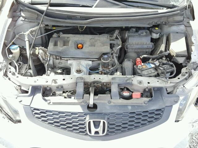 2HGFG3B01CH517619 - 2012 HONDA CIVIC EXL BLUE photo 7