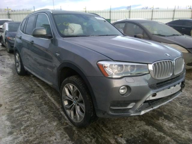 5UXWX9C58G0D92657 - 2016 BMW X3 XDRIVE2 Серый фото 1