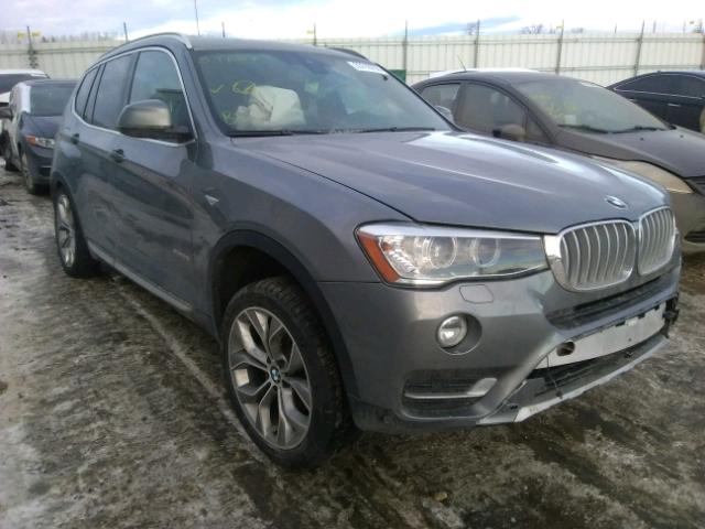 5UXWX9C58G0D92657 - 2016 BMW X3 XDRIVE2 GRAY photo 1