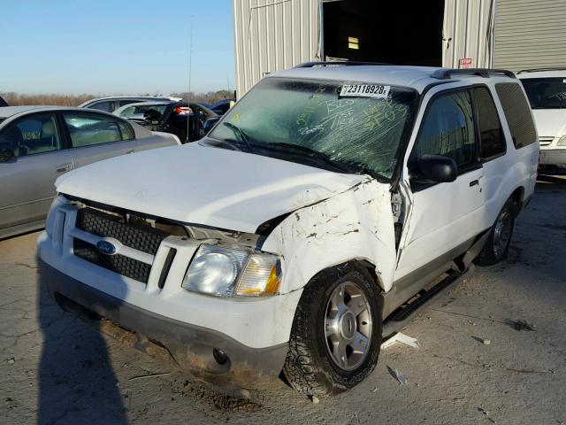 1FMYU60E83UB17257 - 2003 FORD EXPLORER S WHITE photo 2