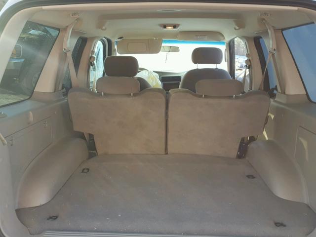 1FMYU60E83UB17257 - 2003 FORD EXPLORER S WHITE photo 9
