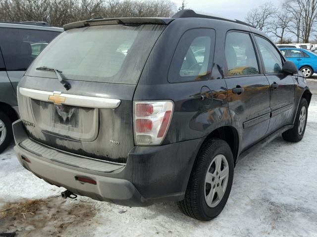 2CNDL23FX66151590 - 2006 CHEVROLET EQUINOX LS BLACK photo 4