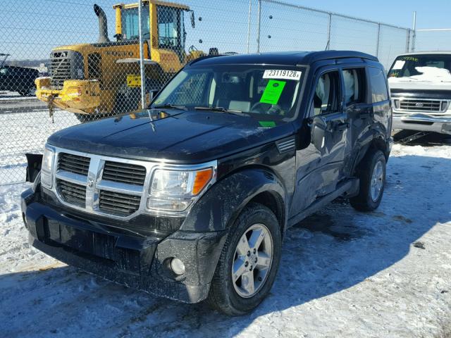 1D8GU58K58W219309 - 2008 DODGE NITRO SLT BLACK photo 2