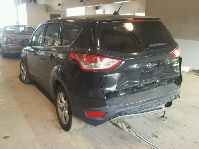 1FMCU0GX8EUD13765 - 2014 FORD ESCAPE SE BLACK photo 3