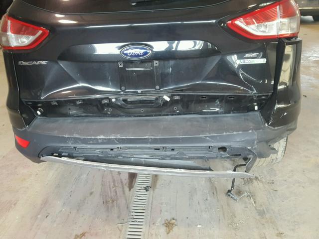 1FMCU0GX8EUD13765 - 2014 FORD ESCAPE SE BLACK photo 9