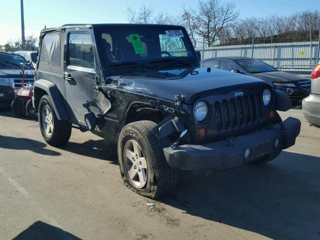 1C4AJWAG5CL203128 - 2012 JEEP WRANGLER S BLACK photo 1