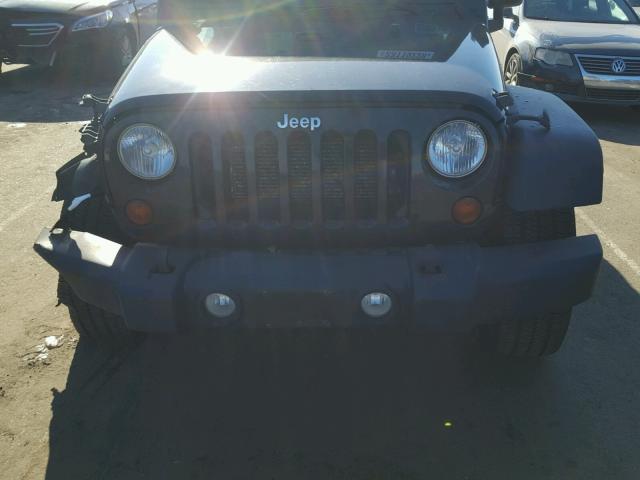 1C4AJWAG5CL203128 - 2012 JEEP WRANGLER S BLACK photo 7