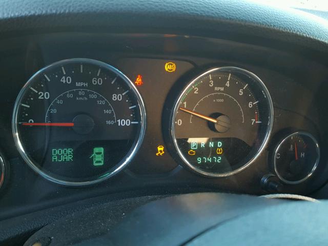 1C4AJWAG5CL203128 - 2012 JEEP WRANGLER S BLACK photo 8