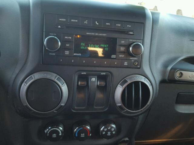 1C4AJWAG5CL203128 - 2012 JEEP WRANGLER S BLACK photo 9