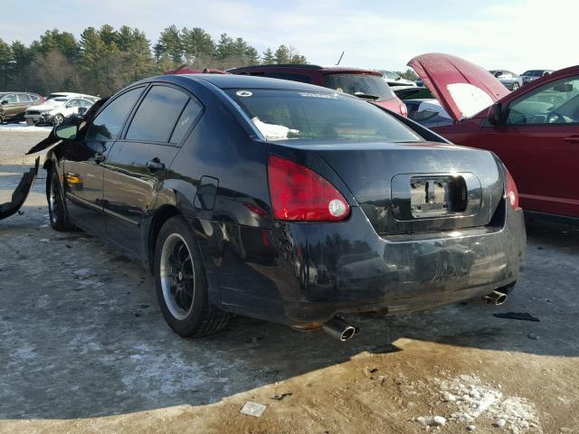 1N4BA41E14C819908 - 2004 NISSAN MAXIMA SE BLACK photo 3